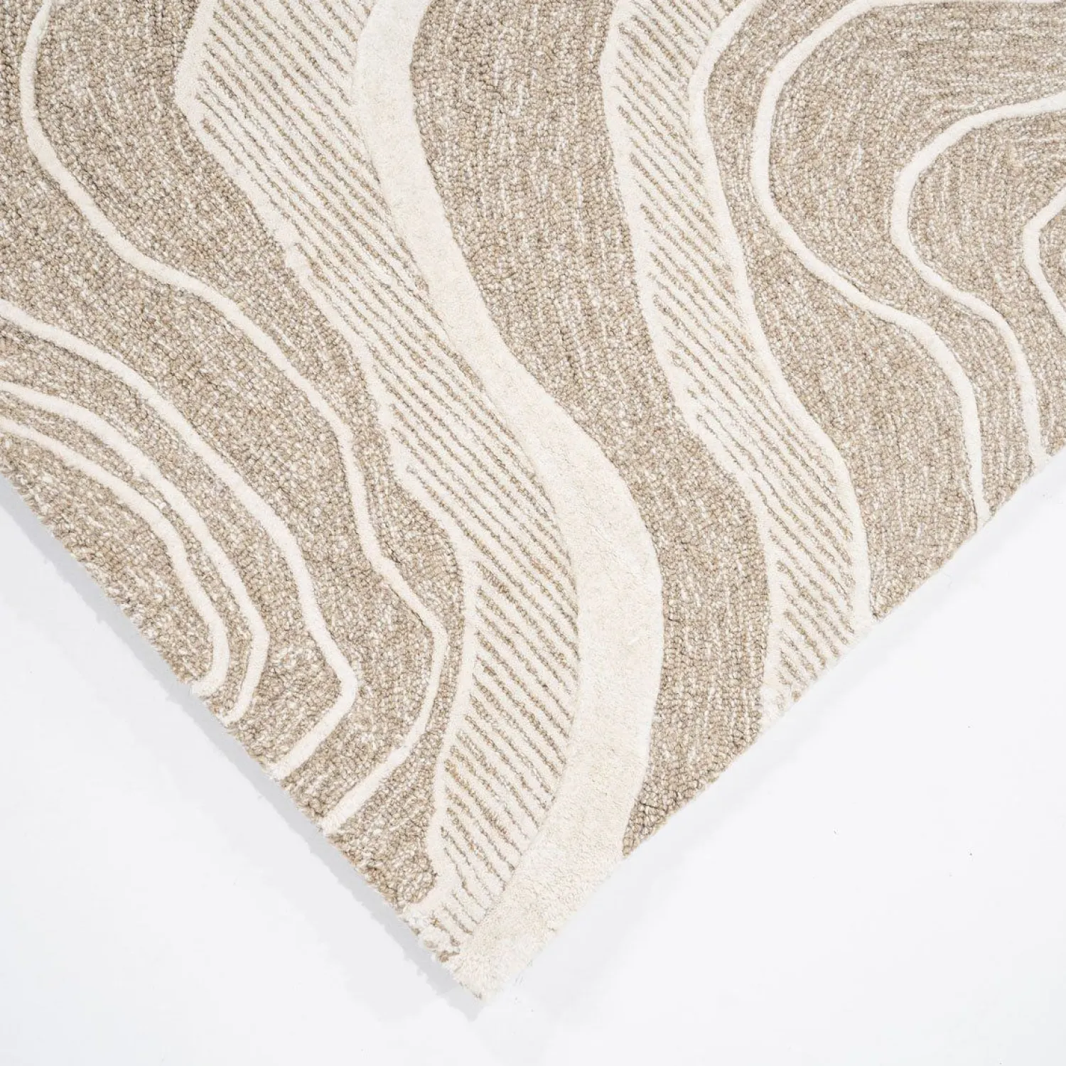 Vloerkleden|Wollen Vloerkleden-By Boo Soil Vloerkleed Beige