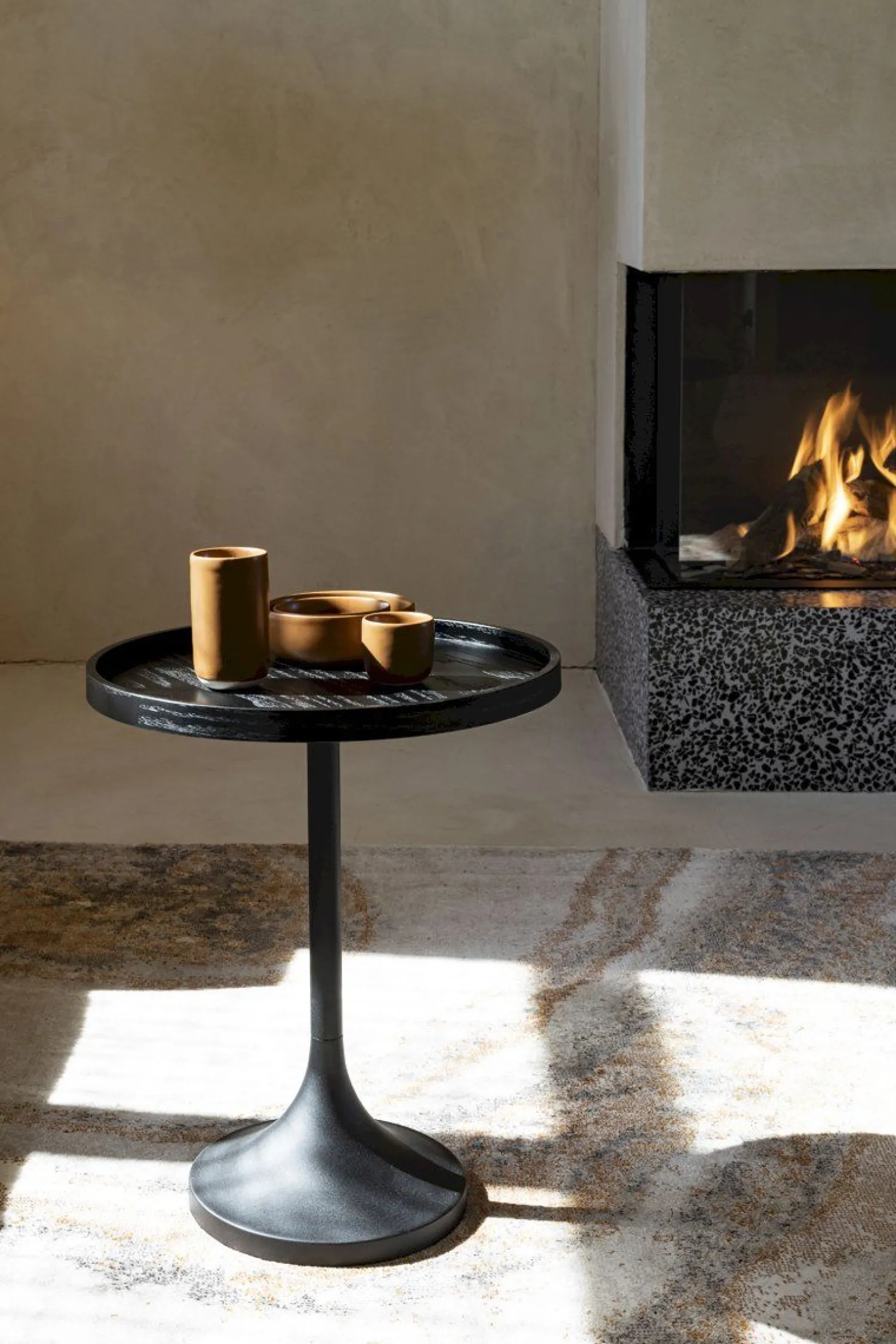Vloerkleden-Zuiver Solar Vloerkleed Grijs, Terra