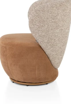 Draaifauteuils-XOOON Solee Fauteuil Koper