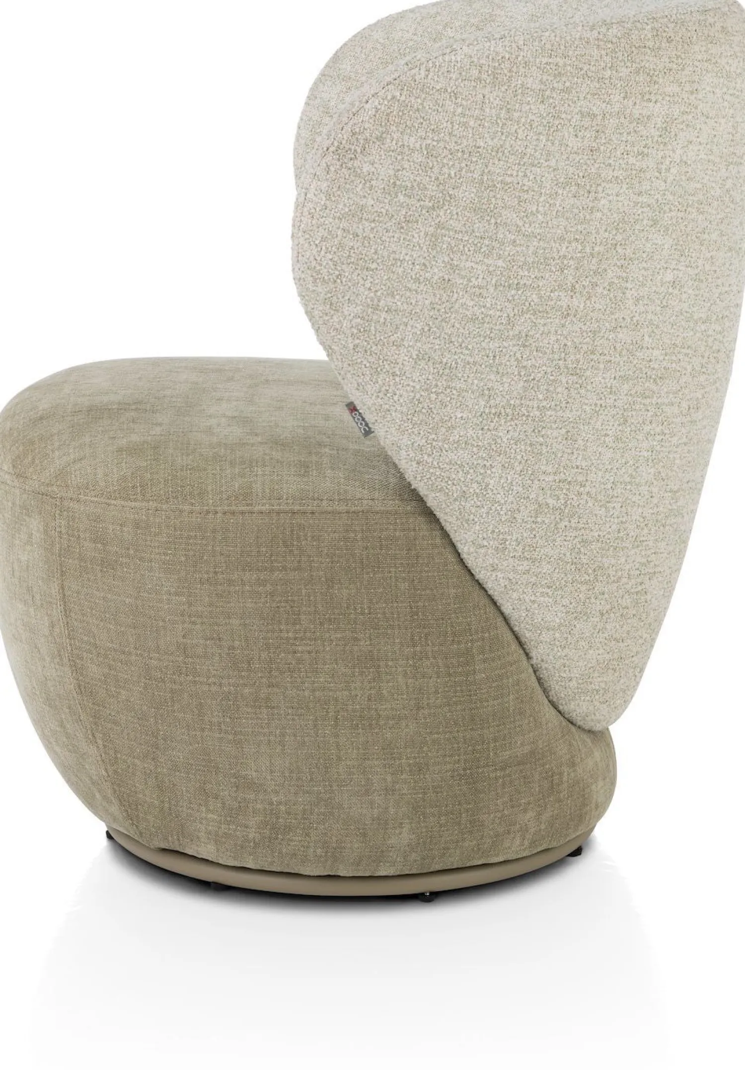 Draaifauteuils-XOOON Solee Fauteuil Groen