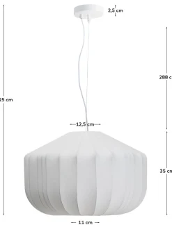Hanglampen|Hanglampen-Kave Home Somar Hanglamp Wit