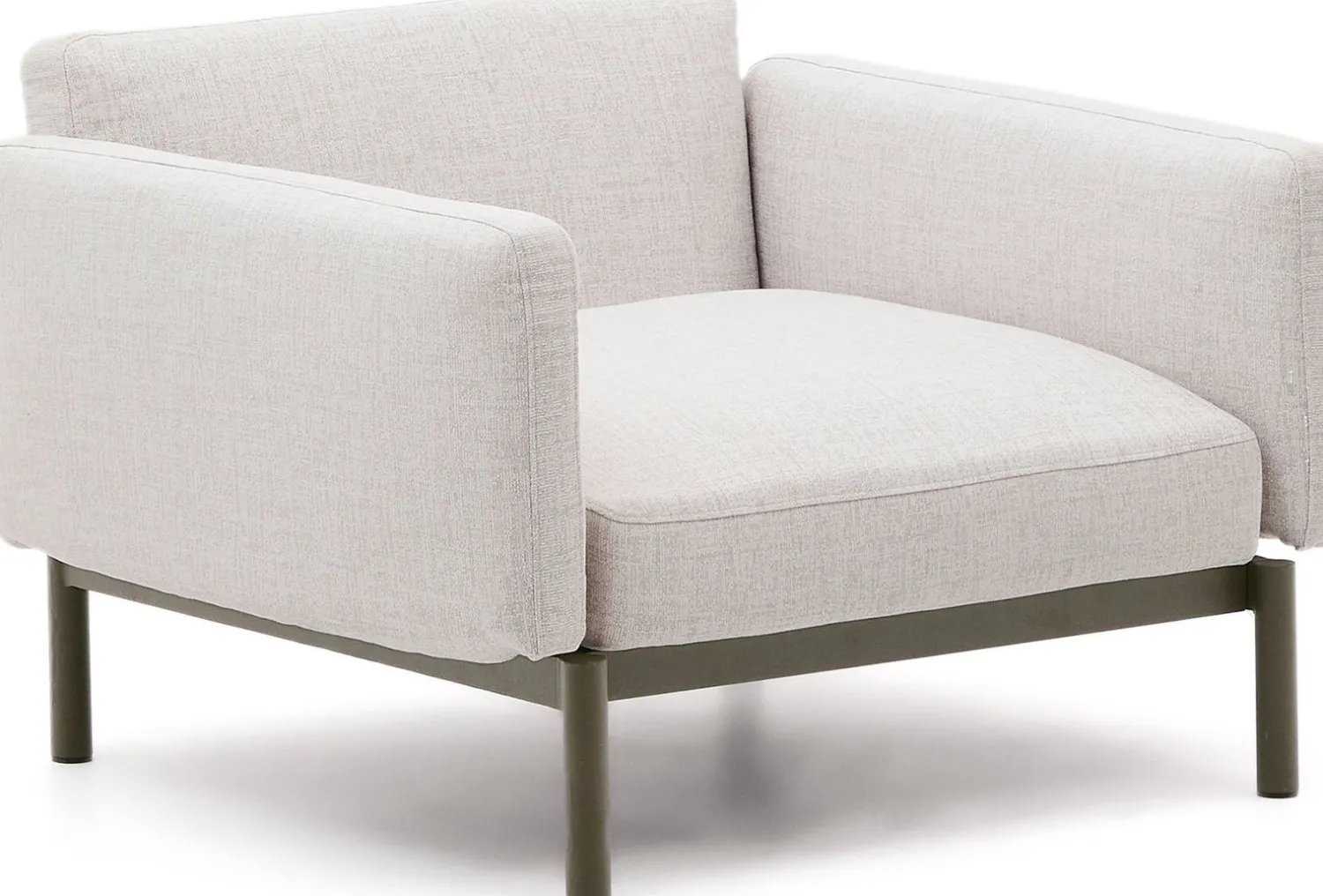 Tuinstoelen-Kave Home Sorells Fauteuil Beige
