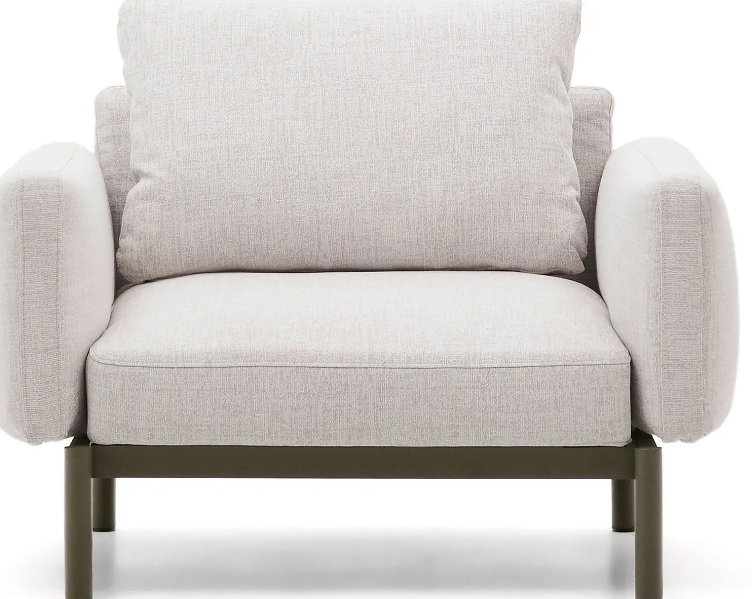 Tuinstoelen-Kave Home Sorells Fauteuil Beige