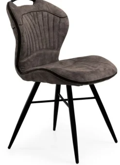 Eetkamerstoelen Zonder Armleuning-Feelings Wonen Splash Eetkamerstoel Antraciet