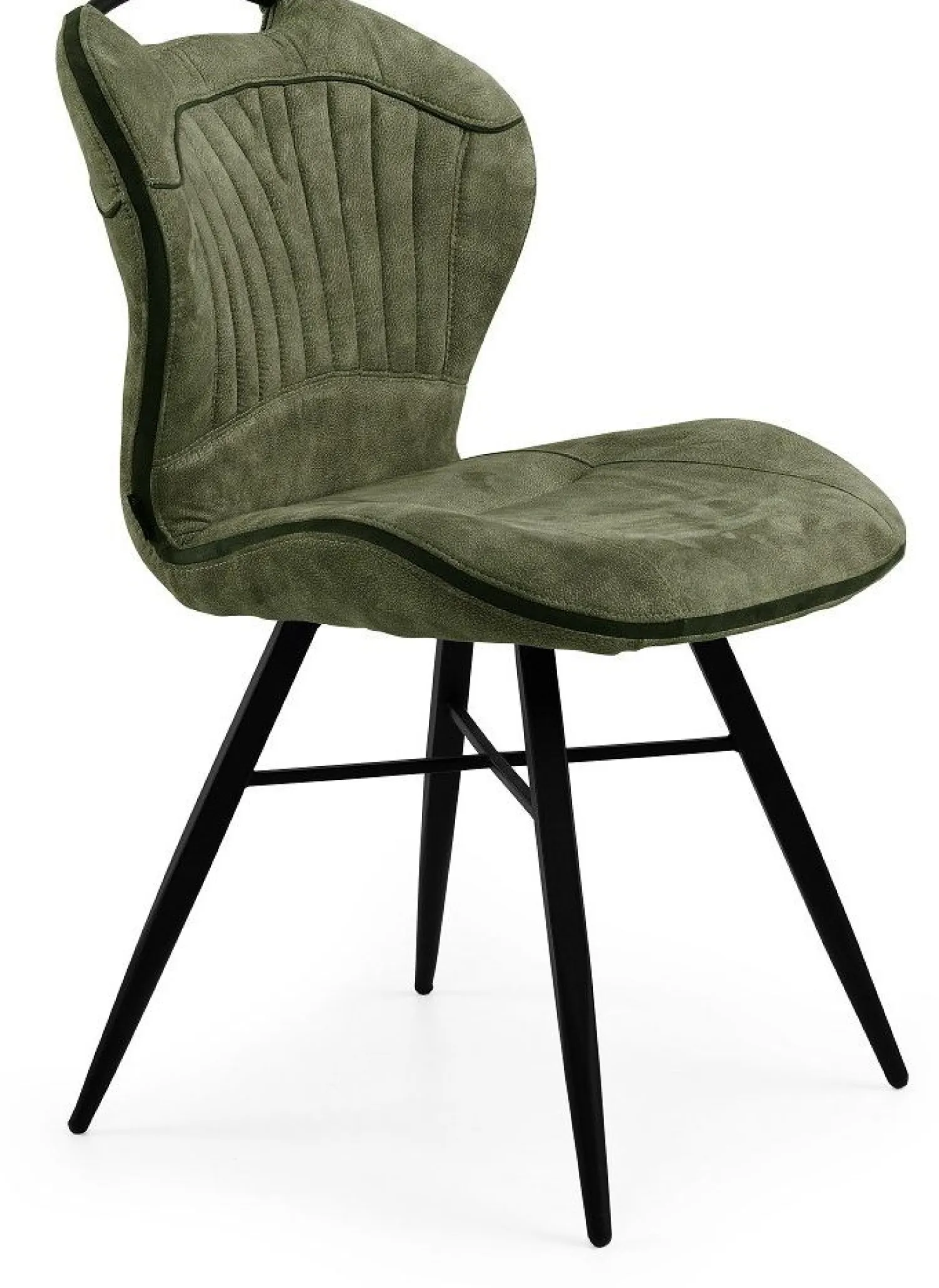 Eetkamerstoelen Zonder Armleuning-Feelings Wonen Splash Eetkamerstoel Mossgroen