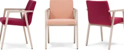 Design Stoelen|Eetkamerstoelen Zonder Armleuning-Harvink Splinter Eetkamerstoel Groen, Bruin