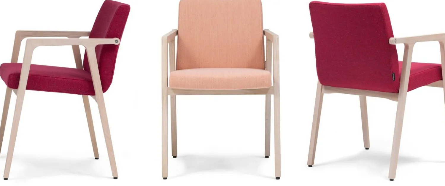 Design Stoelen|Eetkamerstoelen Zonder Armleuning-Harvink Splinter Eetkamerstoel Groen, Bruin