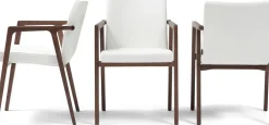 Design Stoelen|Eetkamerstoelen Zonder Armleuning-Harvink Splinter Eetkamerstoel Groen, Bruin