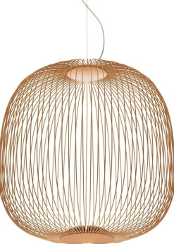 Moderne Hanglampen|Moderne Hanglampen-Foscarini Spokes 2 Hanglamp Koper