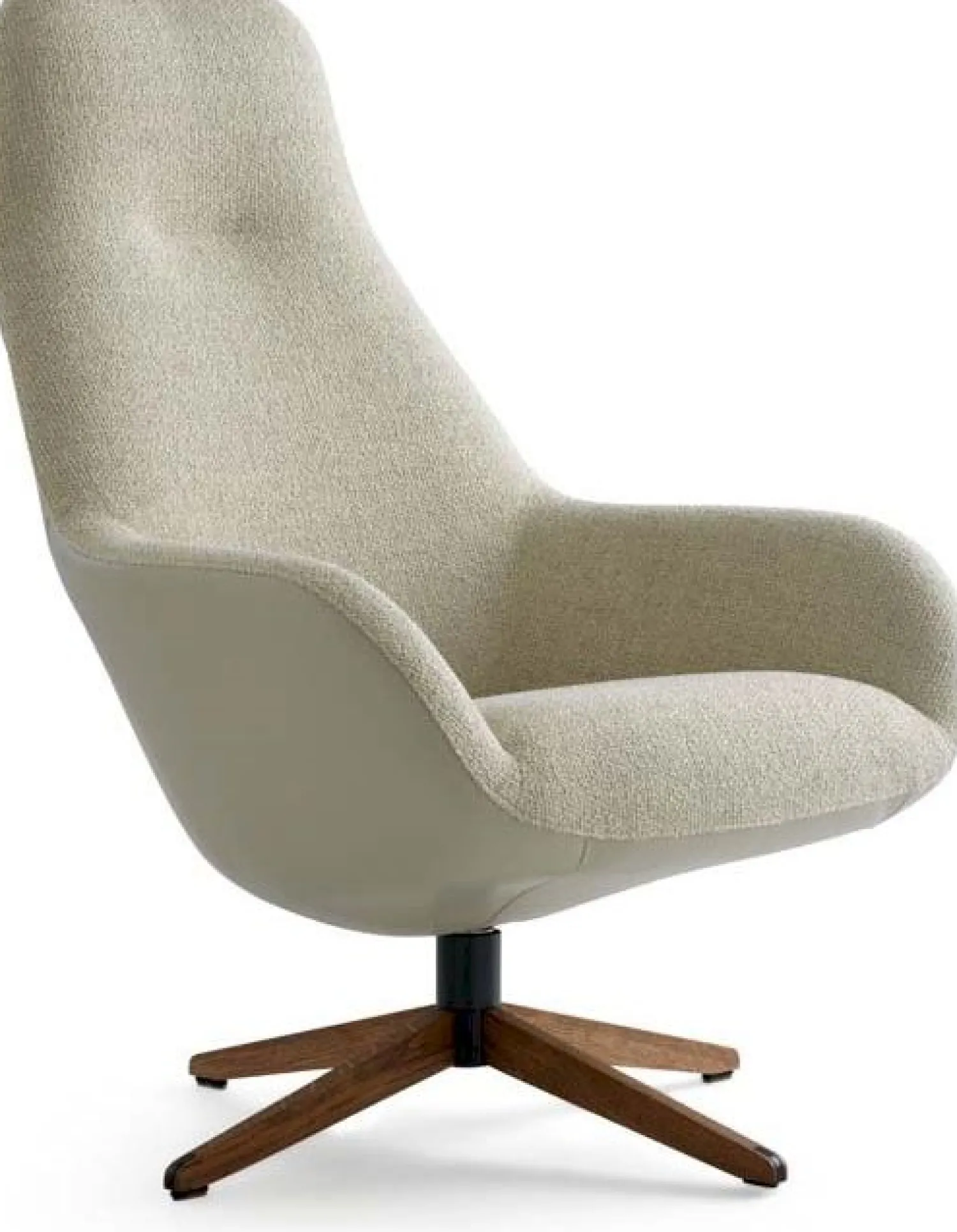 Design Fauteuils|Draaifauteuils-Pode Spot Two Fauteuil Red