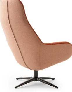 Design Fauteuils|Draaifauteuils-Pode Spot Two Fauteuil Red