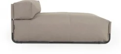 Tuinstoelen-Kave Home Square Outdoor Chaise Longue Groen