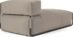 Tuinstoelen-Kave Home Square Outdoor Chaise Longue Groen