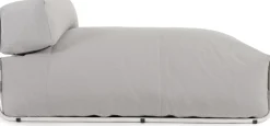 Tuinstoelen-Kave Home Square Outdoor Chaise Longue Grijs