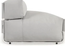 Tuinstoelen-Kave Home Square Outdoor Lounge Fauteuil Grijs