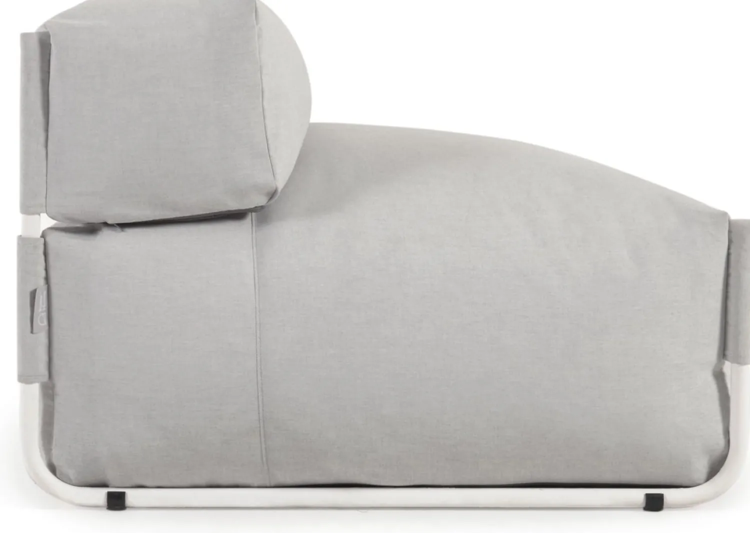 Tuinstoelen-Kave Home Square Outdoor Lounge Fauteuil Grijs
