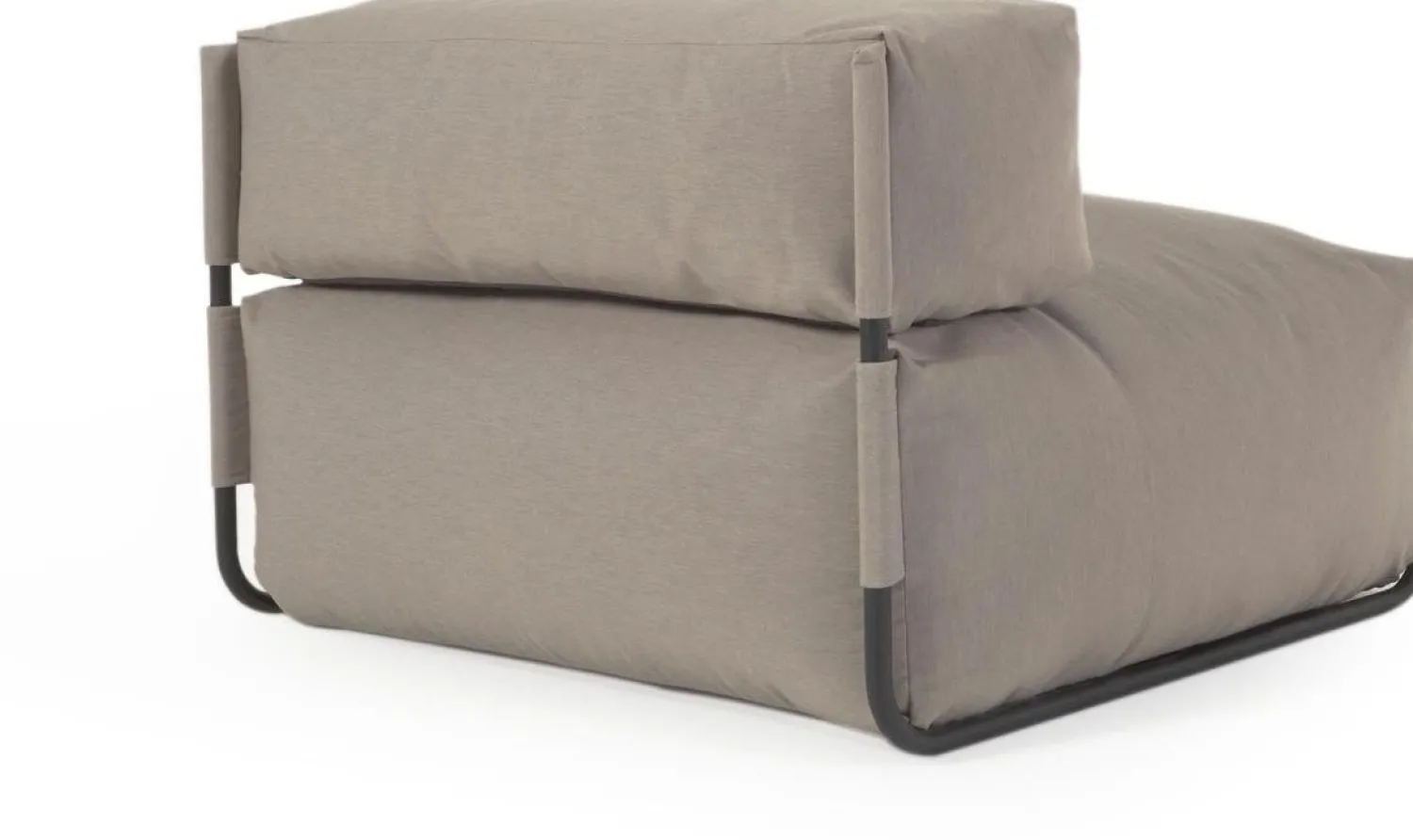 Tuinstoelen-Kave Home Square Outdoor Lounge Fauteuil Groen