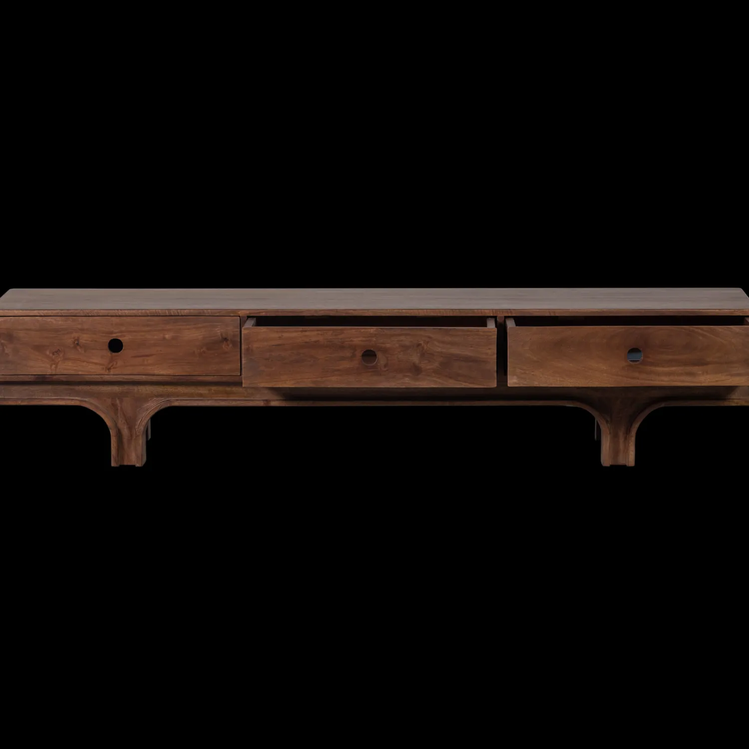 Tv-Meubels-WOOOD Staes Tv-meubel Walnut