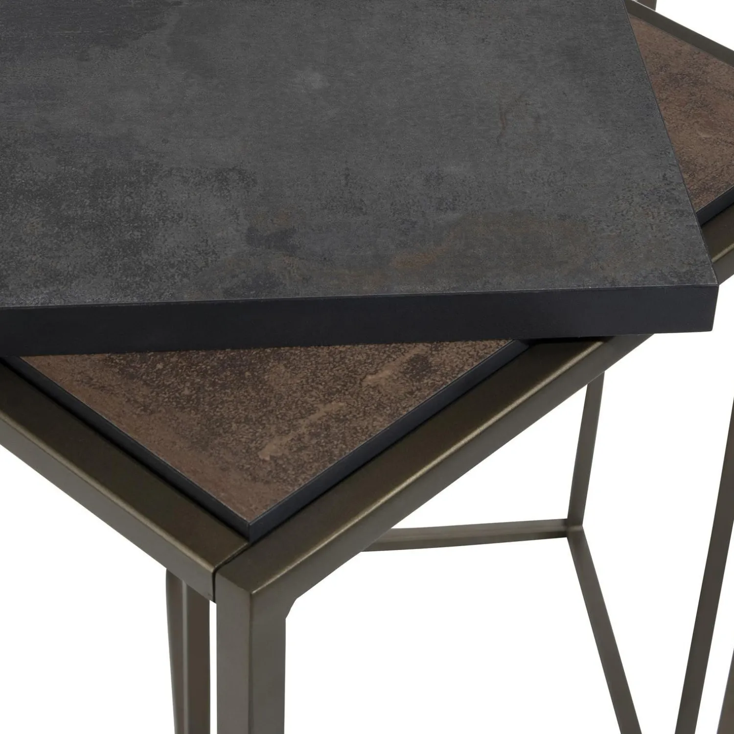 Industriële Bijzettafels-COCO maison Stand Up Bijzettafel Goud