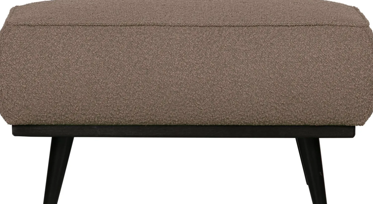 Hockers|Poefs-WOOOD Statement Bouclé Hocker Nougat