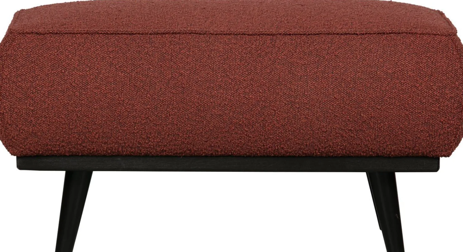Hockers|Poefs-WOOOD Statement Bouclé Hocker Chestnut