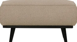 Hockers|Poefs-WOOOD Statement Bouclé Hocker Beige