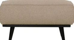 Hockers|Poefs-WOOOD Statement Bouclé Hocker Beige