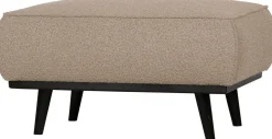 Hockers|Poefs-WOOOD Statement Bouclé Hocker Beige