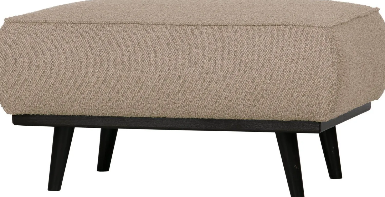 Hockers|Poefs-WOOOD Statement Bouclé Hocker Beige