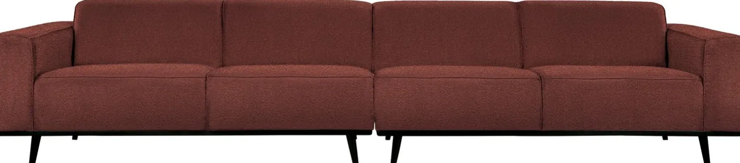 Zitbanken-WOOOD Statement Bouclé XL 4-Zitsbank Chestnut