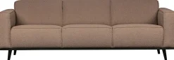 Zitbanken-WOOOD Statement Bouclé 3-Zitsbank Nougat