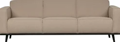 Zitbanken-WOOOD Statement Bouclé 3-Zitsbank Beige