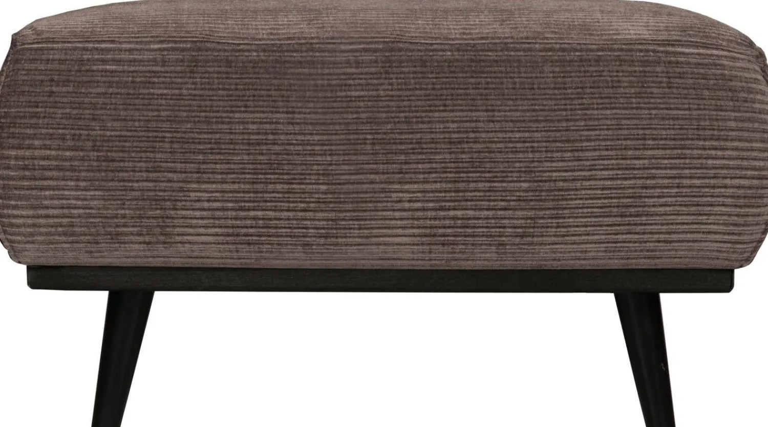 Hockers|Poefs-WOOOD Statement Rib Hocker Taupe