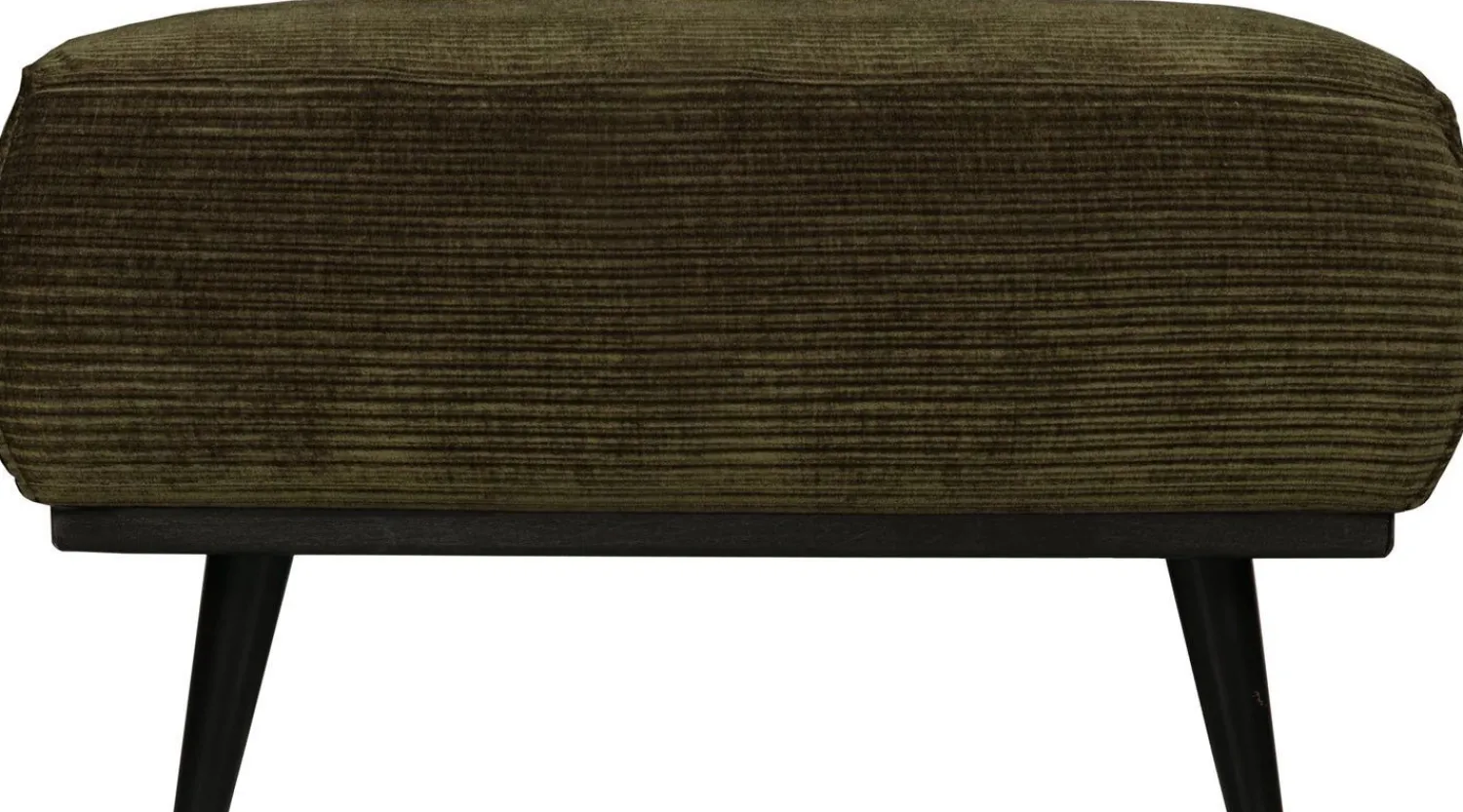 Hockers|Poefs-WOOOD Statement Rib Hocker Warm Green
