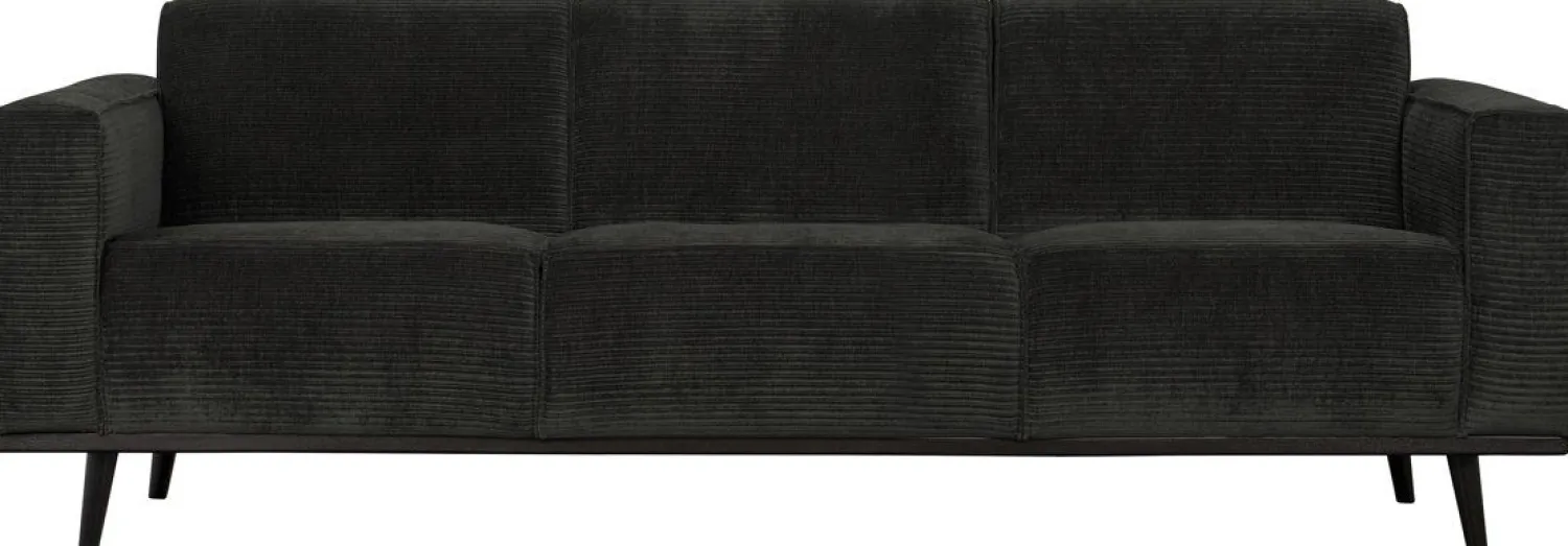 Zitbanken-WOOOD Statement Rib 3-Zitsbank Graphite