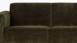 Zitbanken-WOOOD Statement Rib 3-Zitsbank Warm Groen