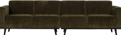 Zitbanken-WOOOD Statement Rib 4-zitsbank Warm Green