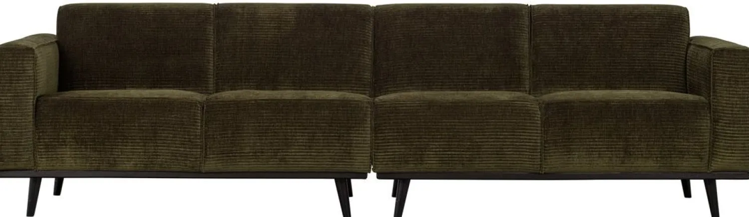 Zitbanken-WOOOD Statement Rib 4-zitsbank Warm Green