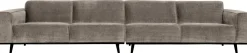 Zitbanken-WOOOD Statement XL Rib 4-Zitsbank Clay