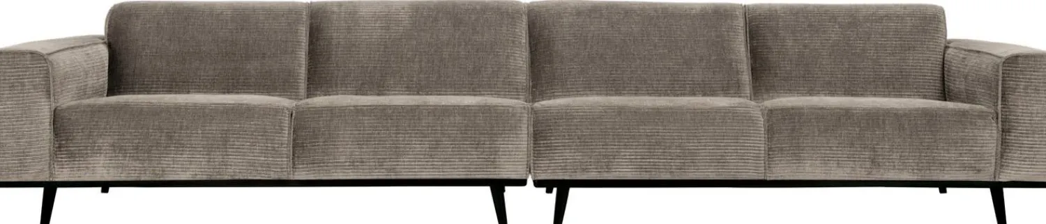 Zitbanken-WOOOD Statement XL Rib 4-Zitsbank Clay