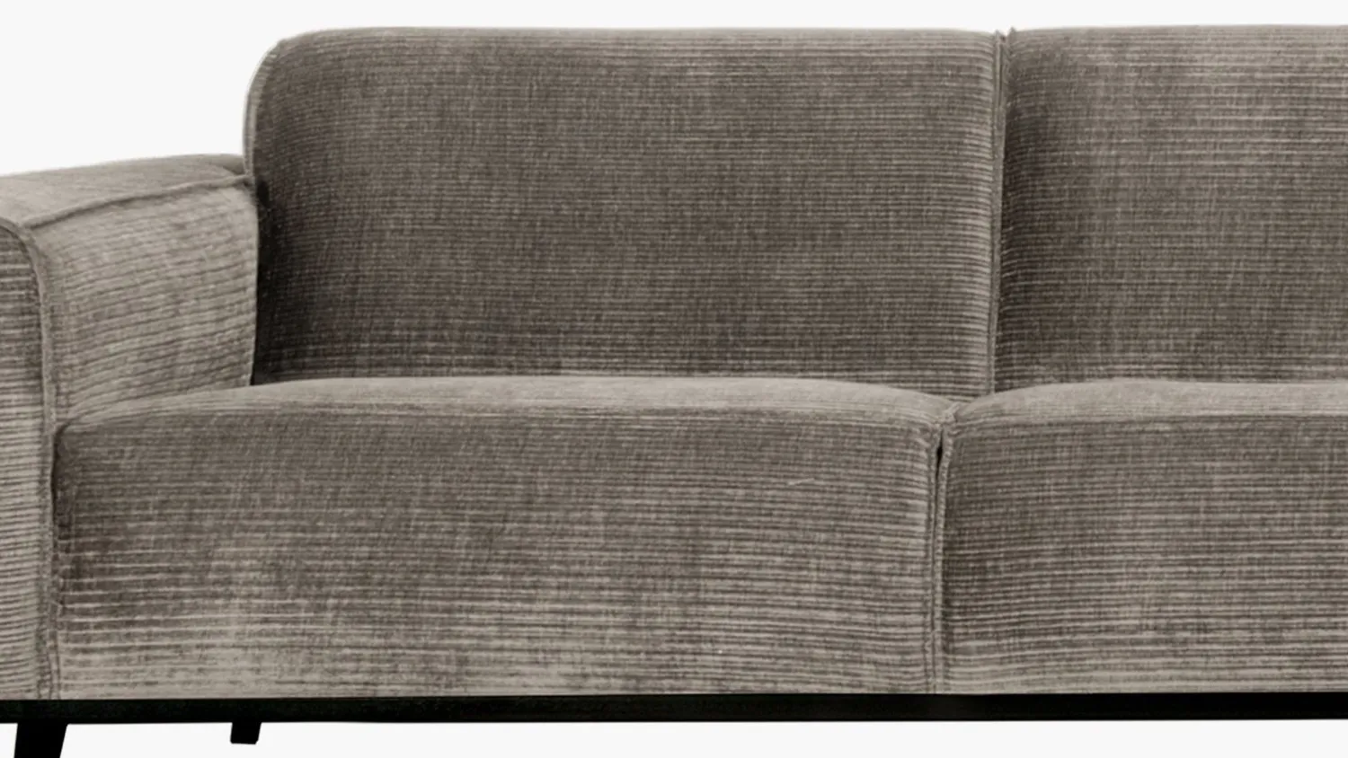 Zitbanken-WOOOD Statement XL Rib 4-Zitsbank Clay