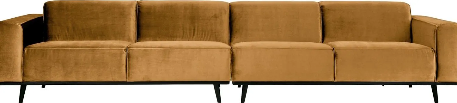 Zitbanken-WOOOD Statement XL 4-Zitsbank Honey Yellow