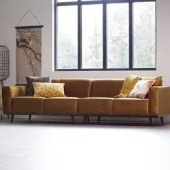 Zitbanken-WOOOD Statement 4-zitsbank Honey Yellow