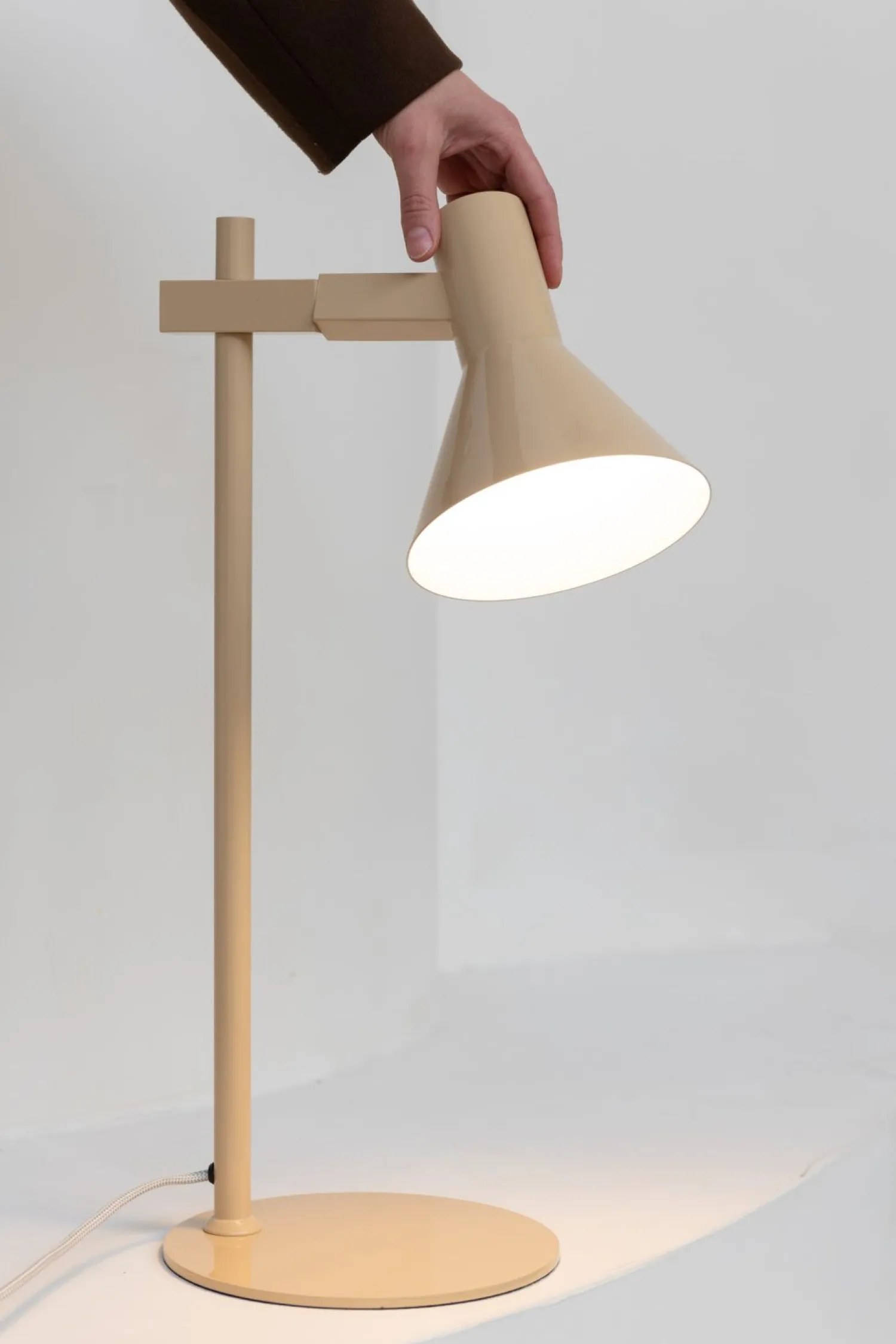 Moderne Tafellampen|Tafellampen-It's about RoMi Stavanger Tafellamp Beige