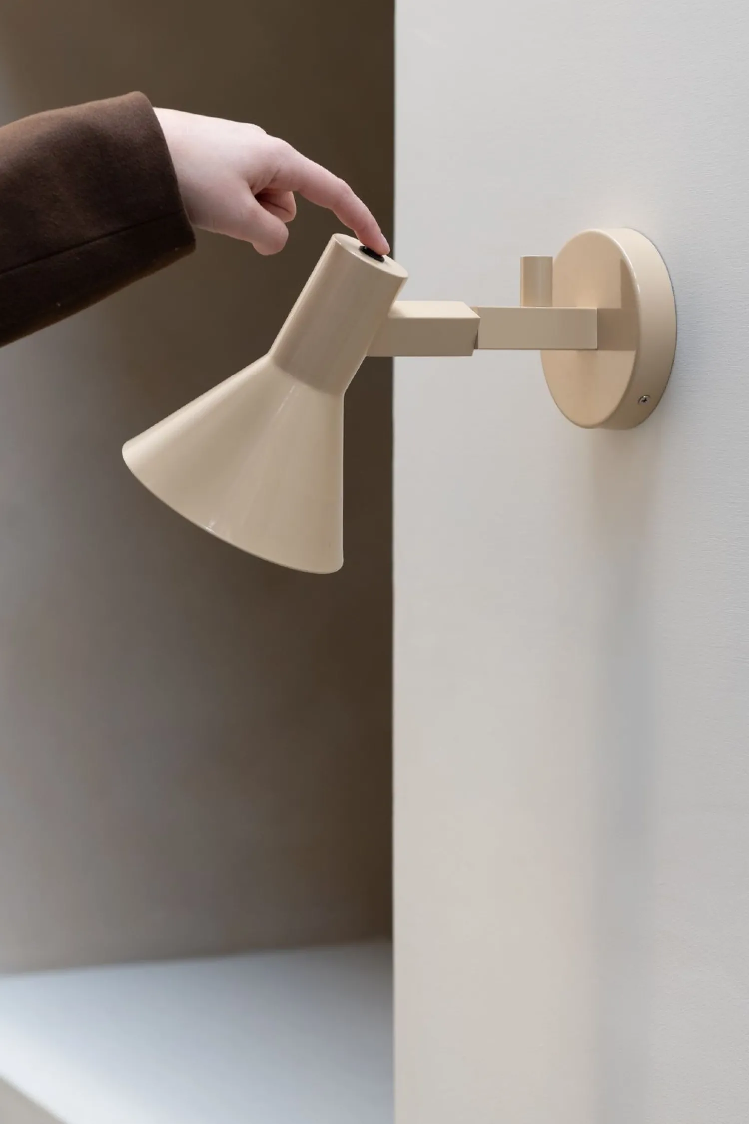 Wandlampen|Wandlampen-It's about RoMi Stavanger Wandlamp Beige