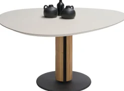 Houten Eettafels|Organische Eettafels-Bree's New World Steely Eettafel Naturel