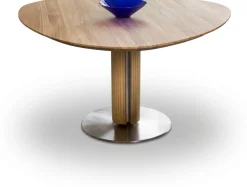 Houten Eettafels|Organische Eettafels-Bree's New World Steely Eettafel Naturel
