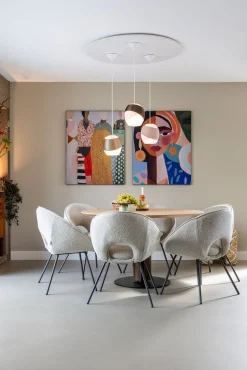 Houten Eettafels|Organische Eettafels-Bree's New World Steely Eettafel Naturel