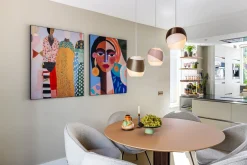 Houten Eettafels|Organische Eettafels-Bree's New World Steely Eettafel Naturel