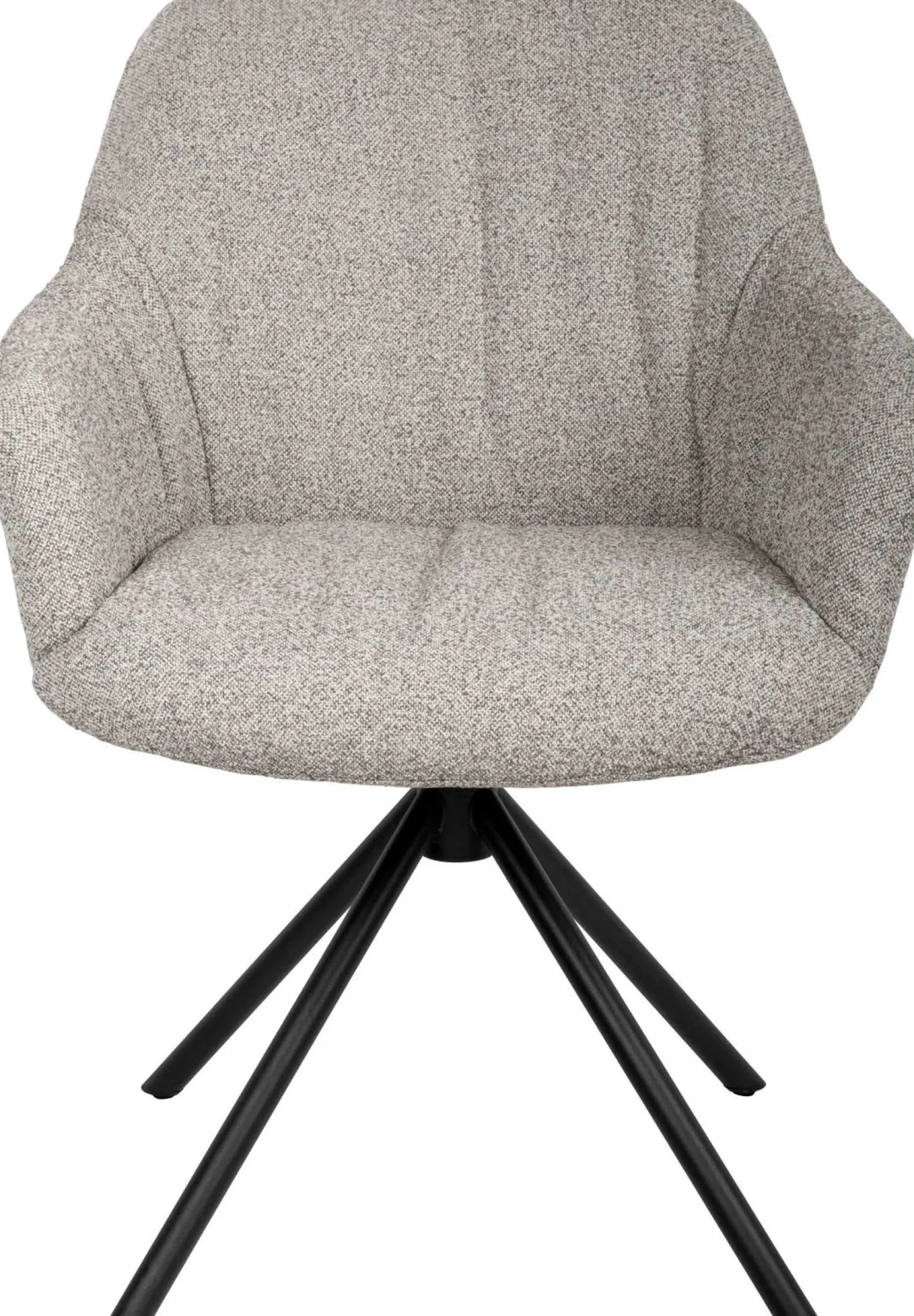 Eetkamerstoelen Met Armleuning-Movani Stef Eetkamerstoel Natural, Brown